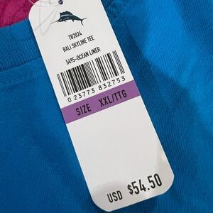 Blue NWT Tommy Bahama Tshirt with pocket